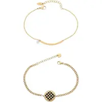 Faina Bracelet or / noir