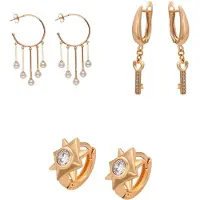 Faina Boucles d'oreilles or