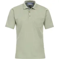 REDMOND Homme Redmond Casual Regular Fit Polo vert, Unicolore