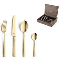 Amefa Ventura Gold 1924 set de couverts 24 pièces dans un coffret en bois