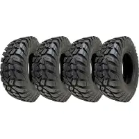 Parnells 25x8.00-12 ATV 205/80R12 Pneus 8 plis WL03 OBOR Antelope 68N Homologué pour la route (Ensemble de 4)