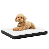 Avalo Coussin orthopédique pour chien M - 76x51 cm - Lavable / Mousse à mémoire de forme / Antidérapant - Panier orthopédique pour chien