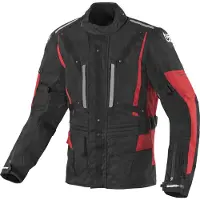 Berik Spencer Black Red Waterproof Textile Motorcycle Jacket Taille 50