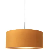 Steinhauer Lampe suspendue Sparkled noir avec de l'or