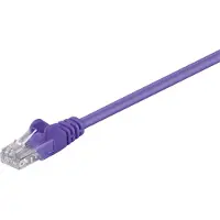 Goobay patch cable Cat 5 U/UTP purple 7,5 m