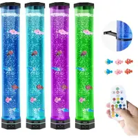Vevor Lampe à Bulles avec 6 Poissons Flottants
