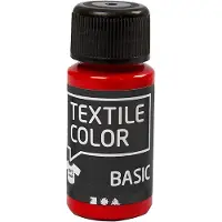 Creativ Company Peinture textile semi-opaque Textile Colour - Rouge, 50ml