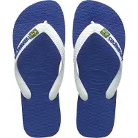 Havaianas Brasil Logo Flip Flops Bleu EU 41-42