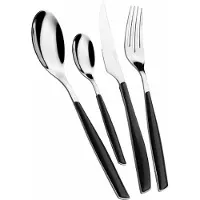 Casa Bugatti GLAMOUR, Set de couverts 24 pièces, coffret vitré,
