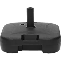 Brixy Base de parasol - remplissable - 40KG - compacte et stable - support de parasol - plastique - anthracite