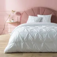 Douceur d'intérieur Parure de lit - - Heloise - Coton - 240x220cm - Blanc