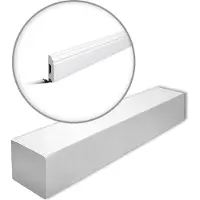 NMC FB1-box WALLSTYL Noel Marquet 1 carton 17 pièces Plinthe design intemporel classique blanc 34 m