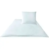 JOOP! Housse de couette 'Cornflower' gris clair / blanc