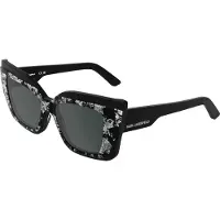 Karl Lagerfeld Kl6204s Woman Sunglasses Noir Black 9/CAT3 Femme