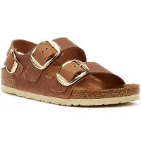 Birkenstock Mules Milano Big Buckle femmes - Marron - 41