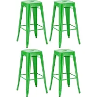 CLP lot de 4 tabourets de bar Joshua
