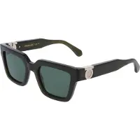 Salvatore Ferragamo Lunettes de Soleil - - SF2066S - Acétate - Transparent dark green - Carré