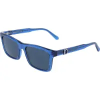 Salvatore Ferragamo Lunettes de Soleil SF2060SE 55/17/145 Transparent dark blue Rec inj-ace renew MAN SF2060SE