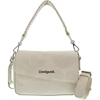 Desigual pour femme. 25SAXPA9 Sac Dejavu blanc (OSFA), Casuel, Polyuréthane