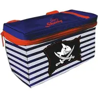 Bike Fashion Sacoche de guidon pour enfants 'Capt'n Sharky', bleu / blanc
