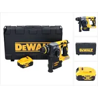 DeWalt DCH 273 NT Marteau combiné sans fil 18 V 2,1 J SDS Plus Brushless + 1x batterie 5,0 Ah + coffret - sans chargeur