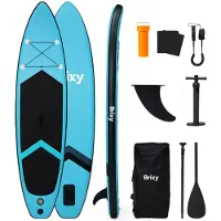 Brixy SUP Board - Inflatable Paddle Board - Set complet - 320 cm - Max. 150 kg - Turquoise