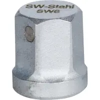 SW-Stahl 37000L-8 Insert magnétique 8 mm avec entraînement hexagonal 12 mm
