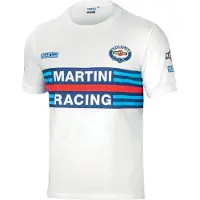 Sparco Martini-r Short Sleeve T-shirt Blanc M Homme