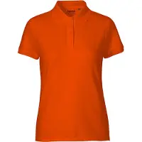 Neutral Neutre O22980 | Polo Classique Femme / 100% coton équitable - Couleur : Orange - Taille : XXL