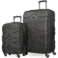 Hauptstadtkoffer X-Kölln - Set de 2 valises trolleys extensibles, coque dure robuste ABS, bagage à main + bagage à main, TSA, (S & L),Graphit