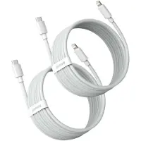 Baseus Kabel Usb-C Do Lightning Simple Wisdom, Pd, 20W, 1.5M (Biay) 2Szt.