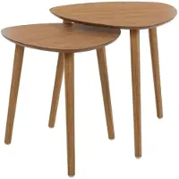 H&S Decoration | Set de table d'appoint - Marron - Bois - Stylé, Moderne, Polyvalent, Élégant