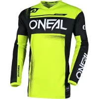 O'Neal Element Racewear Maillot MX Noir/Jaune L hommes