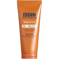 Isdin Body Glow Spf30 200ml Sunscreen Jaune Homme