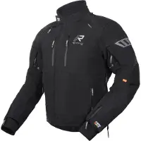 Rukka Veste de moto textile imperméable Armageddo-R, noire, taille 62