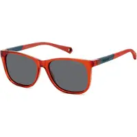 Polaroid Lunettes de Soleil - - PLD 8058/S - Rouge - Polycarbonate - Enfant
