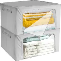 Ruhhy Boîtes de rangement pour textiles - paquet de 2