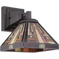 QUOIZEL Applique en verre teinté Stephen 1xE27 60W