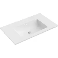 Mexen Otis lavabo encastré 81 x 46,5 cm, blanc mat - 25188001