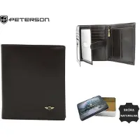 Peterson Grand portefeuille en cuir pour hommes -