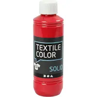 Creativ Company Peinture textile opaque Textile Color - Rouge, 250ml
