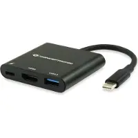 Conceptronic DONN01B station d'accueil USB 3.2 Gen 1 (3.1 Gen 1) Type-C Noir