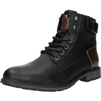 Tom Tailor Bottines à lacets marron / noir