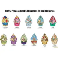 MONOGRAM Disney Princesse 3D pendentif de poche en PVC Cupcake Display (24)