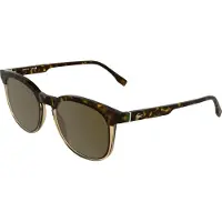 Lacoste Lunettes de Soleil L6073S 52/19/145 Havana/transparent caramel Bio inj-g820 MAN L6073S