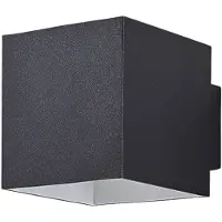 Arcchio Applique Murale , Zuzana, dimmable, Noir, Salon / séjour, Métal, Moderne