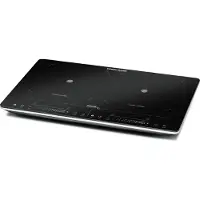 Rommelsbacher CT 3420/IN Plaque de cuisson double en vitrocéramique à induction 3400 W, noire