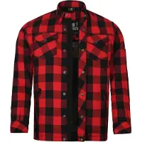 Bores Lumberjack Veste-chemise Basic rouge / noir hommes 6XL