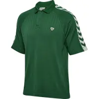 Hummel Archive Loose Short Sleeve Polo Vert XS-S