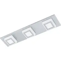 Eglo LED plafonnier Masiano Gris métallisé à 3 lumières